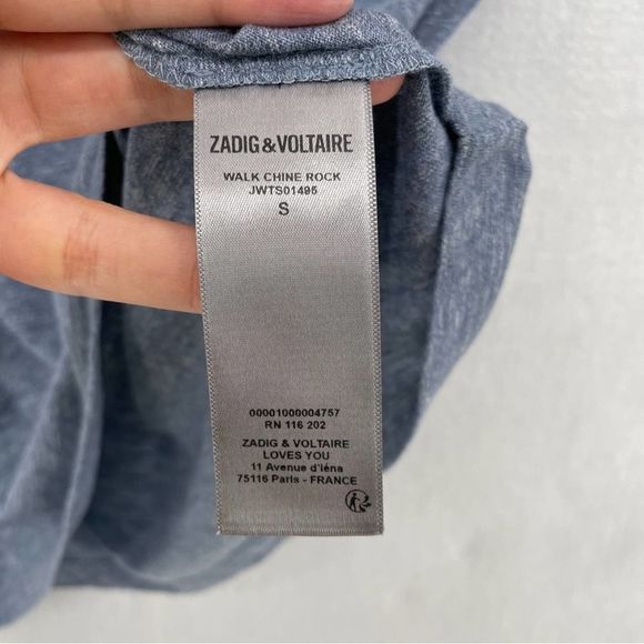 ~Zadig and Voltaire Rock T-Shirt NWT - Picture 6 of 7